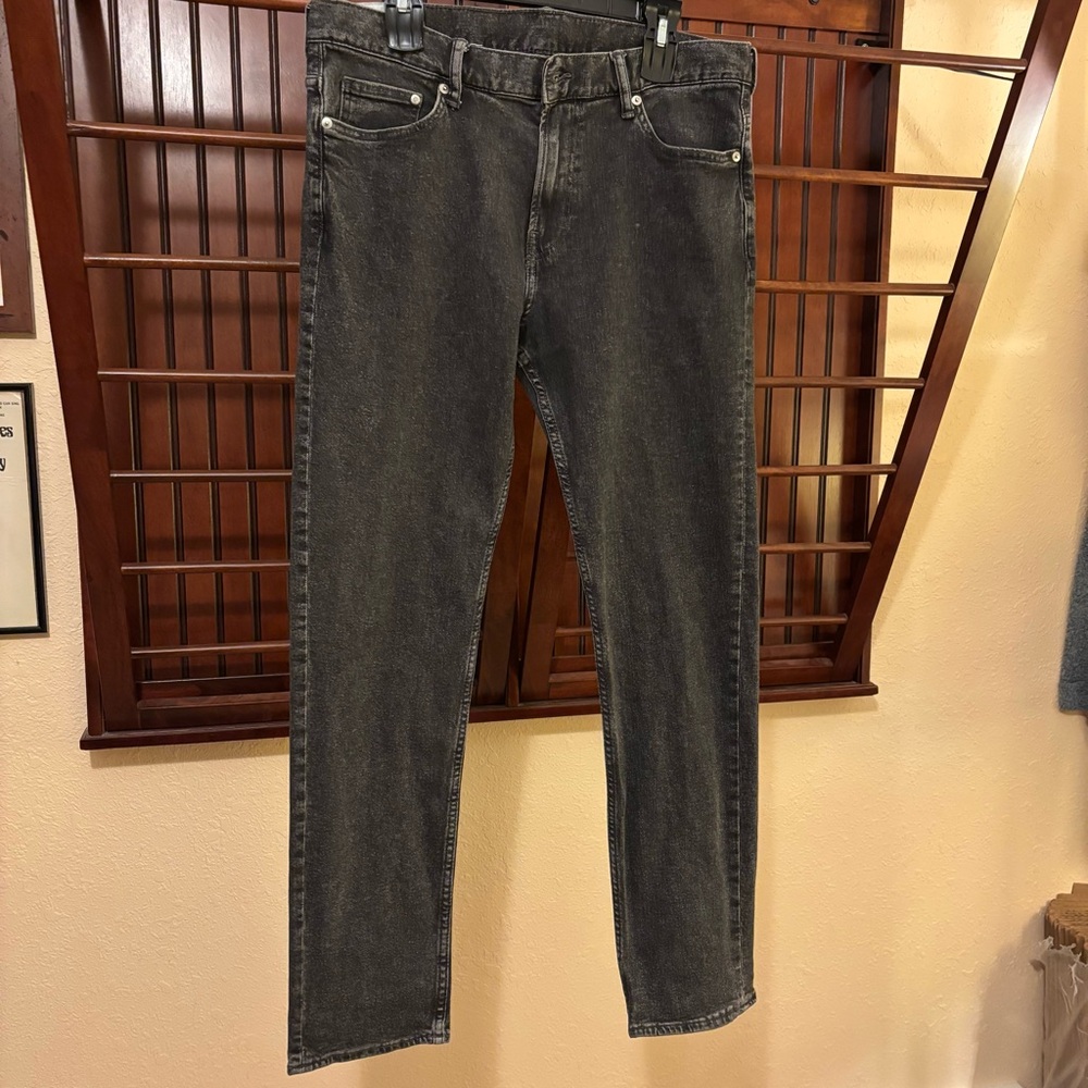 &Denim by H&M coupe etroite Charcoal Men's Jeans